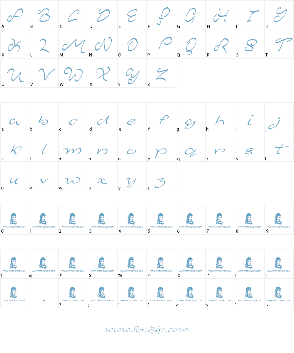 Majestic Mansion Font Character
